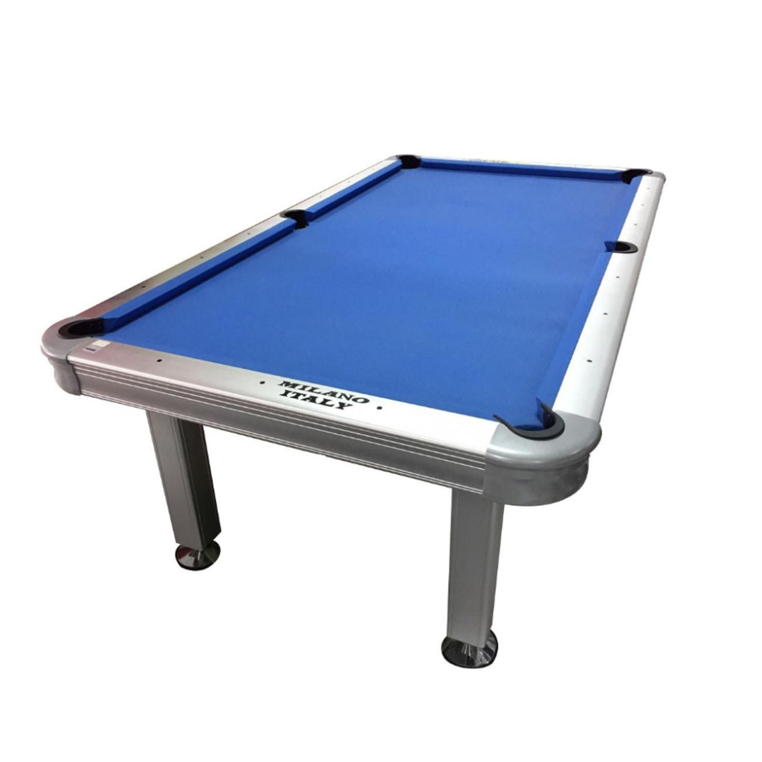 8 ft outdoor billiard table ES-BT8215 made in Milano, Italy – weatherproof and non K/D