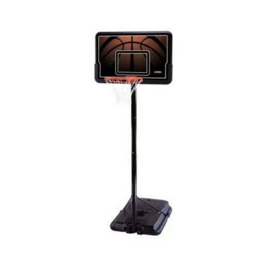Basketball Pro Court Model 1121 with 44-inch black impact backboard