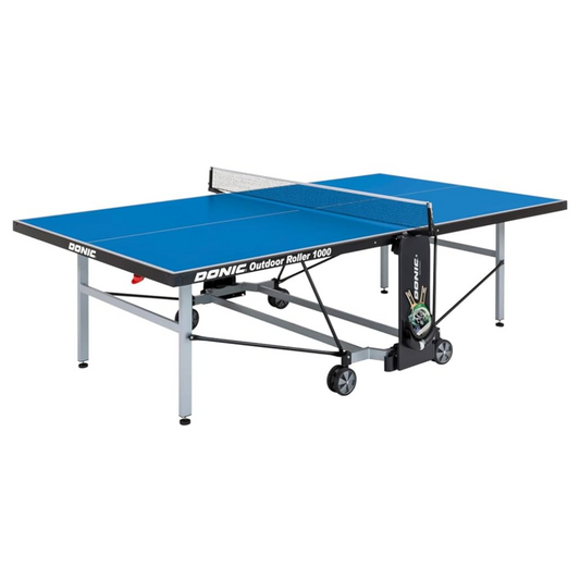 Foldable weatherproof table tennis table by DONIC – Roller 1000 model
