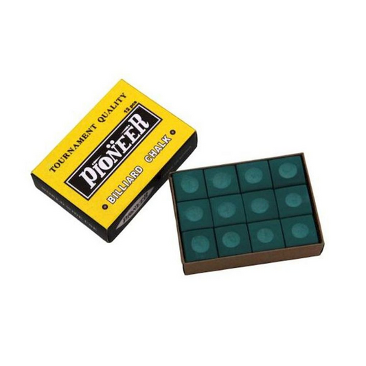 Pioneer Brand Green Chalk 4988-G block for professional marking and cue sports