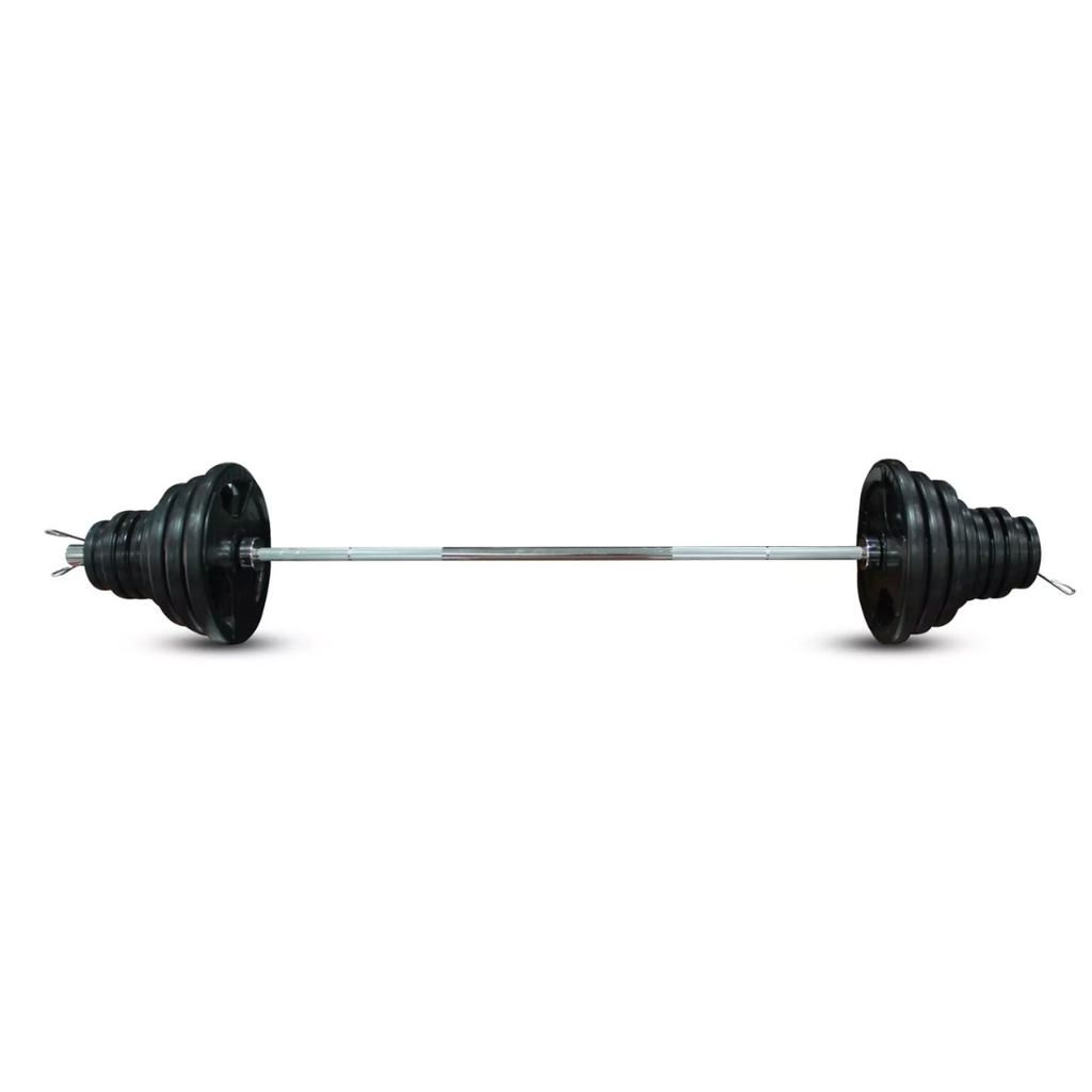 10 KG Rubber Barbell Set