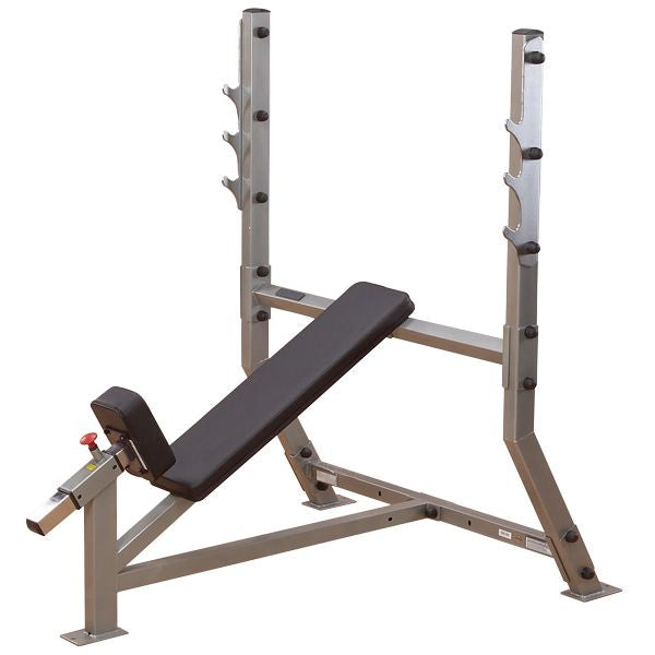 BodySolid Fixed Incline Olympic Bench SIB349G 