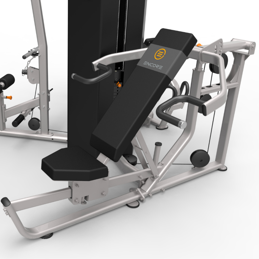 Commercial 3 Stack Multi-Gym by Impulse Fitness – Functional Trainer, Press, and Row Stations
