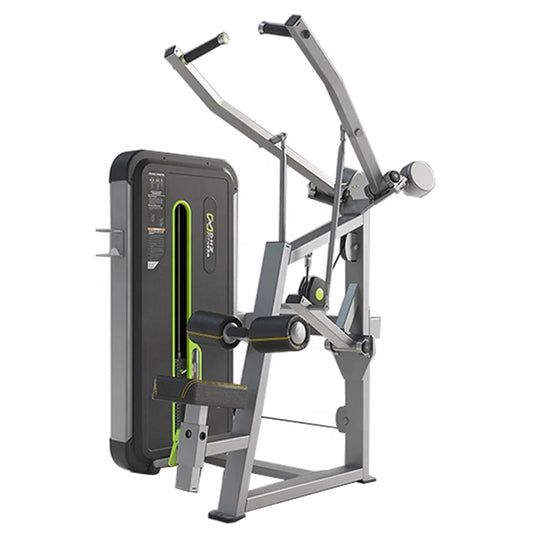 Commercial lat pulldown machine with adjustable thigh pads – DHZ Fitness