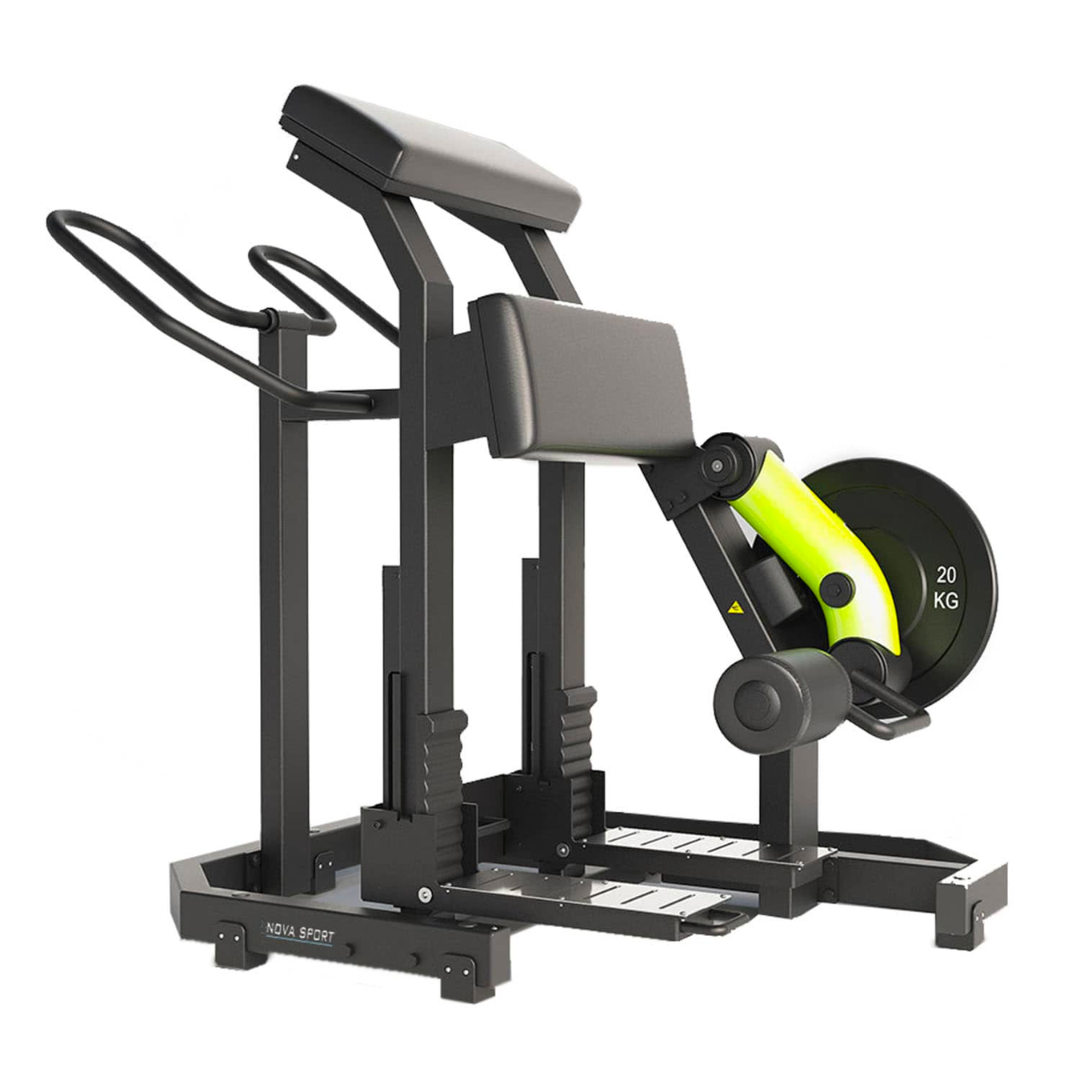 DHZ FITNESS Y9551 Seated Leg Curl Machine – Hamstring Isolation Gym Equipment