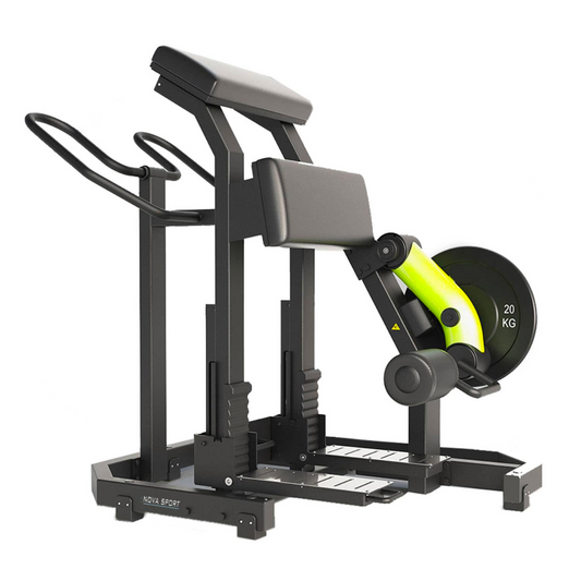DHZ FITNESS Y9551 Seated Leg Curl Machine – Hamstring Isolation Gym Equipment