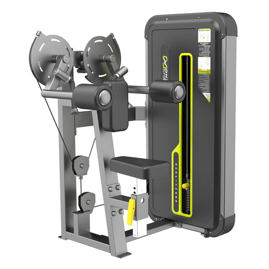 DHZ Fitness Lateral Raise machine for shoulder workouts in commercial gym