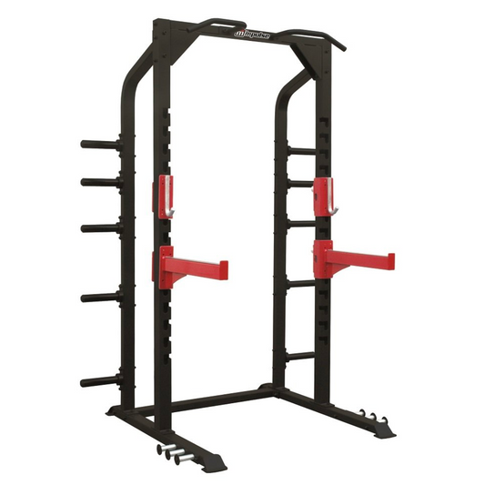 Impulse Sterling SL7014 Half Rack front view – commercial squat and strength rack