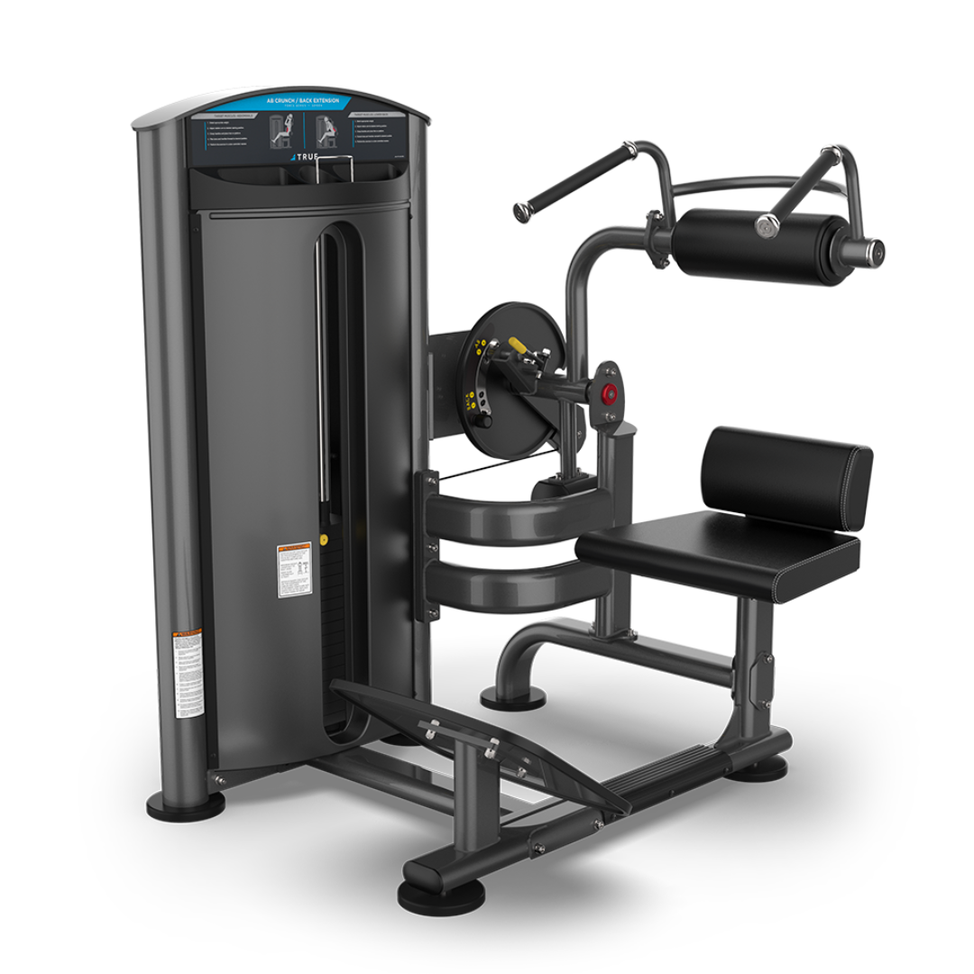 TRUE FITNESS SD-1004 Ab Crunch/Back Machine | Dual Core Training ...